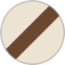 Top Longo Bicolor - Ivory viés Café
