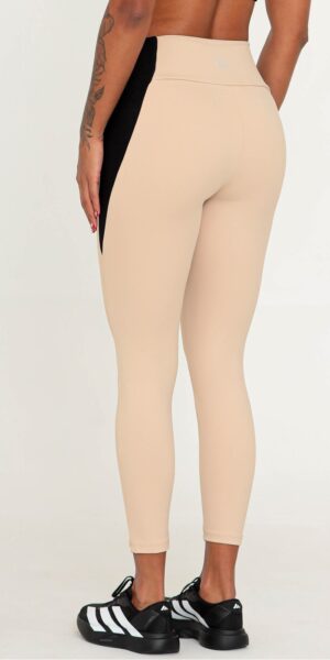 Legging Bicolor com Recorte Lateral